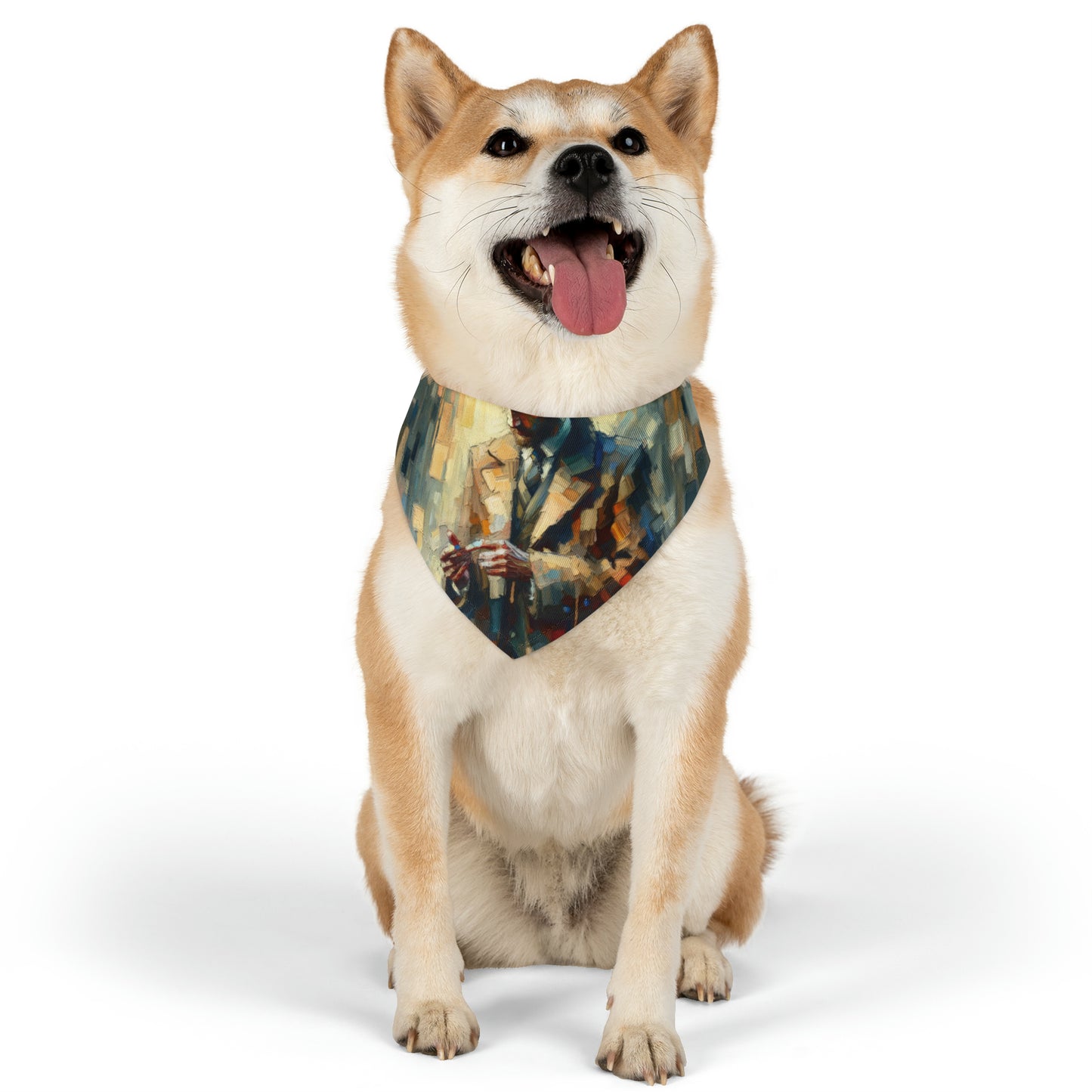 Urban Tachism Encounter Pet Bandana Collar