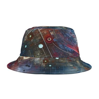 Awareness Algorithm Tachism Bucket Hat (AOP)