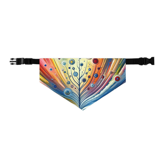 Sustainable Ripple Abstract Pet Bandana Collar