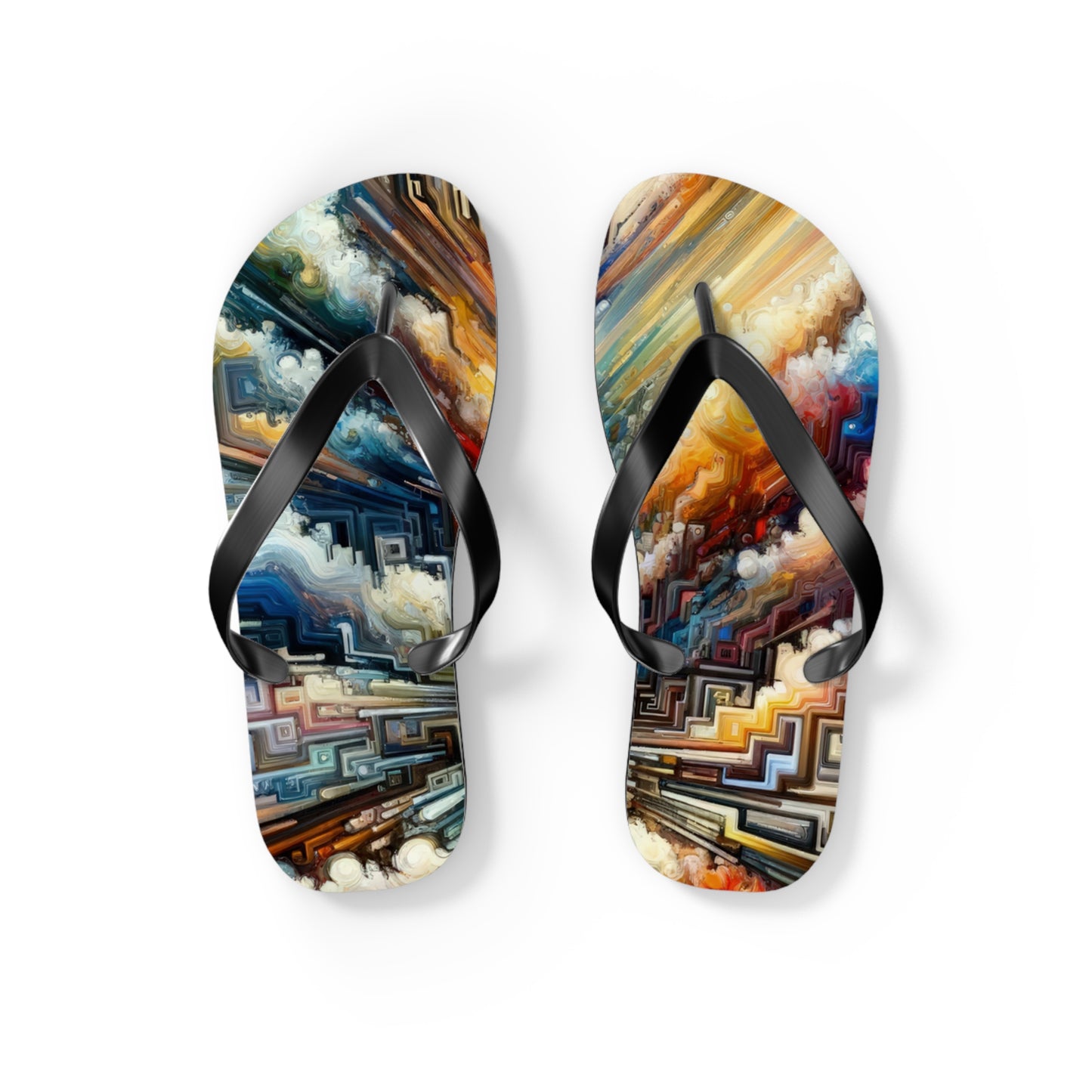 Transformative Tapestry Ascent Flip Flops