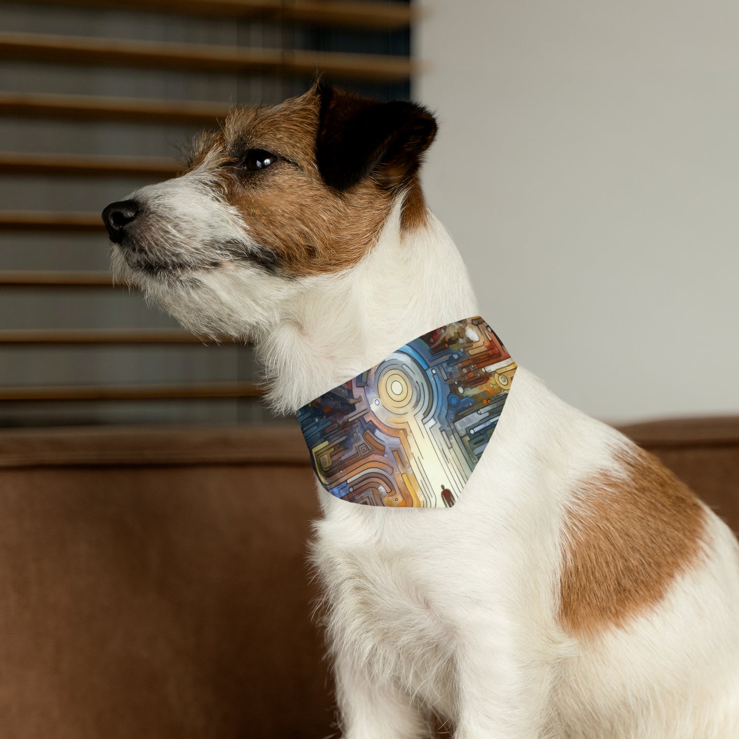 Converging Unity Path Pet Bandana Collar