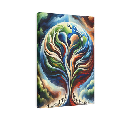 Interconnected Earth Advocates Canvas Photo Tile
