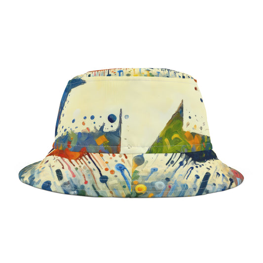 Sustainable Transformation Tachism Bucket Hat (AOP)