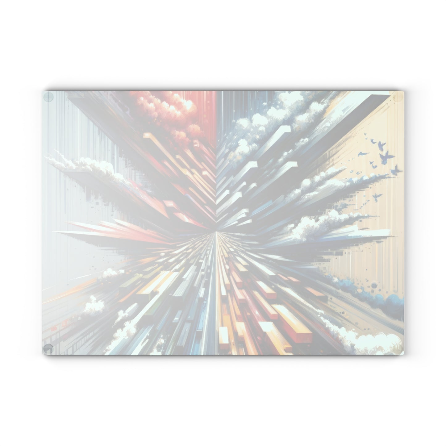 Rapid Perspective Shift Glass Cutting Board