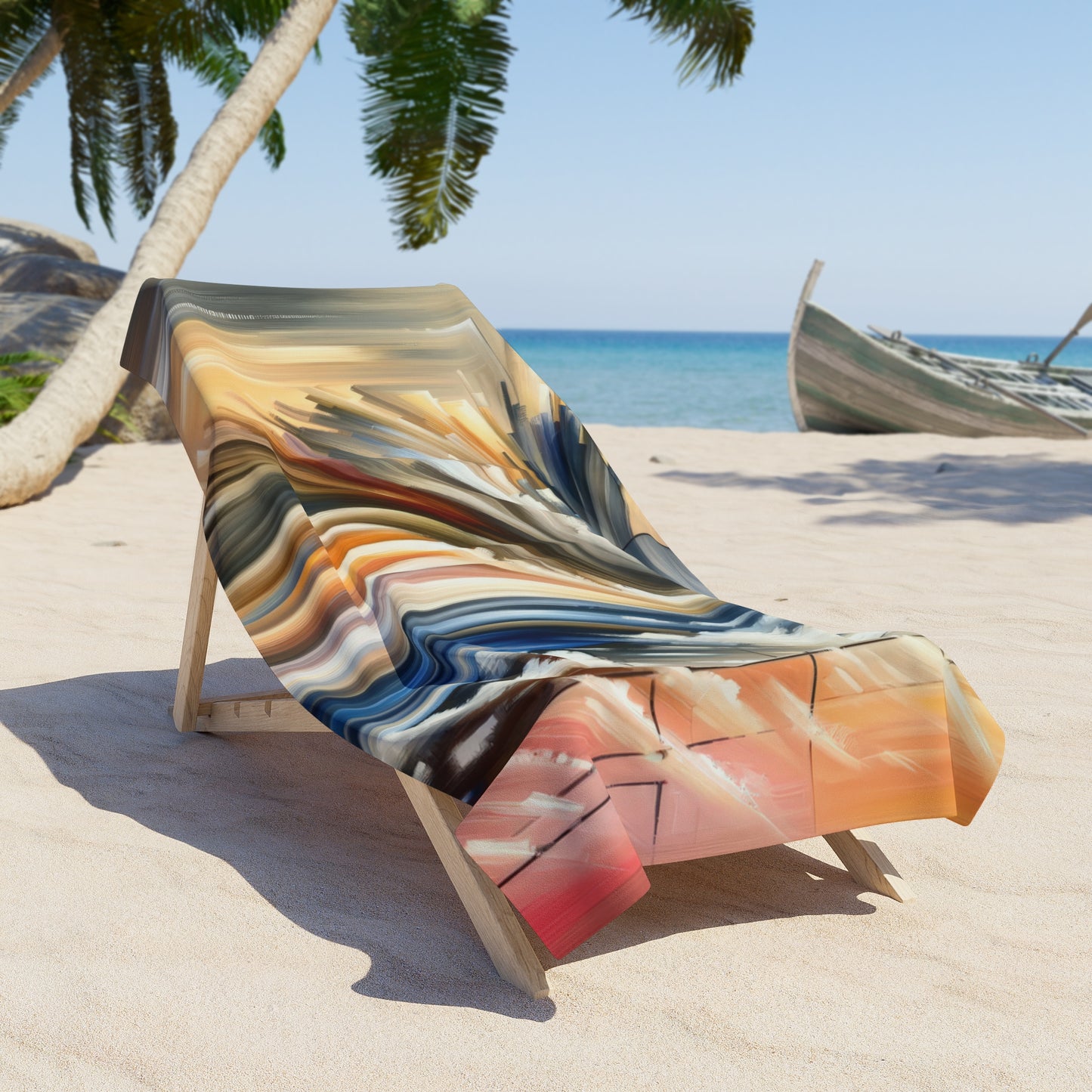 Model Dynamic Transition Beach Towel