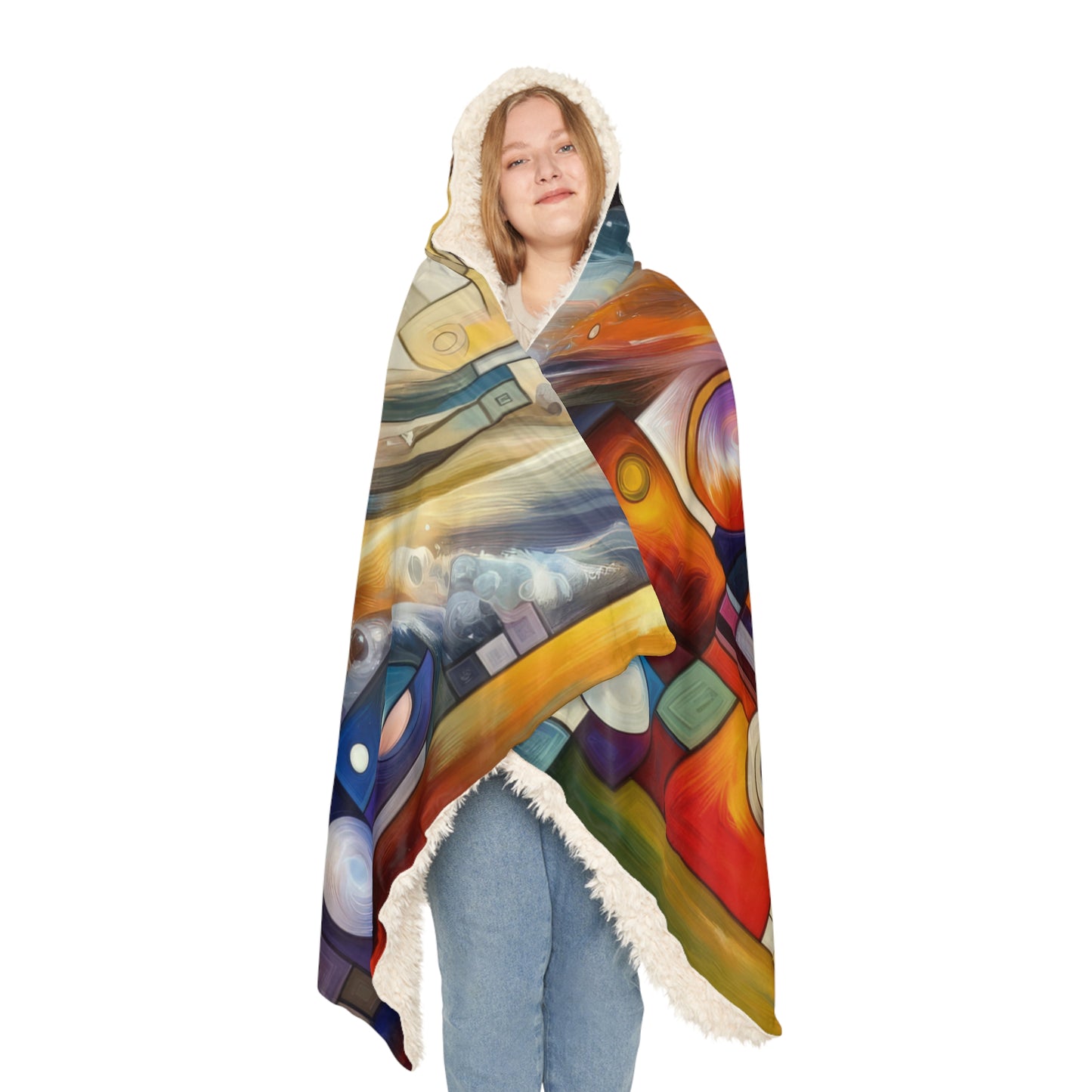 Cosmic Tachism Alchemy Snuggle Blanket