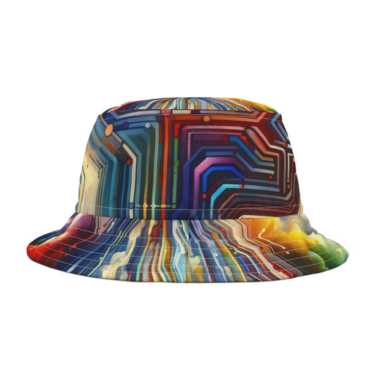 Supportive Digital Empathy Bucket Hat (AOP)