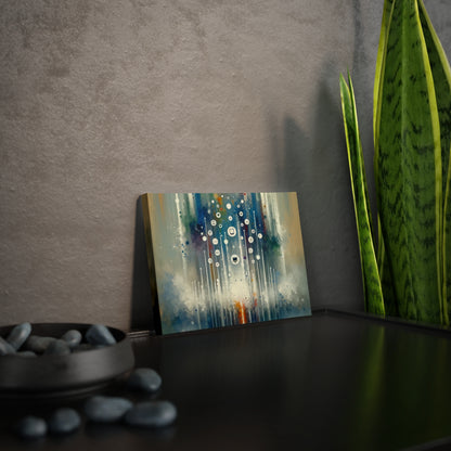 Tachism Digital Escape Canvas Photo Tile