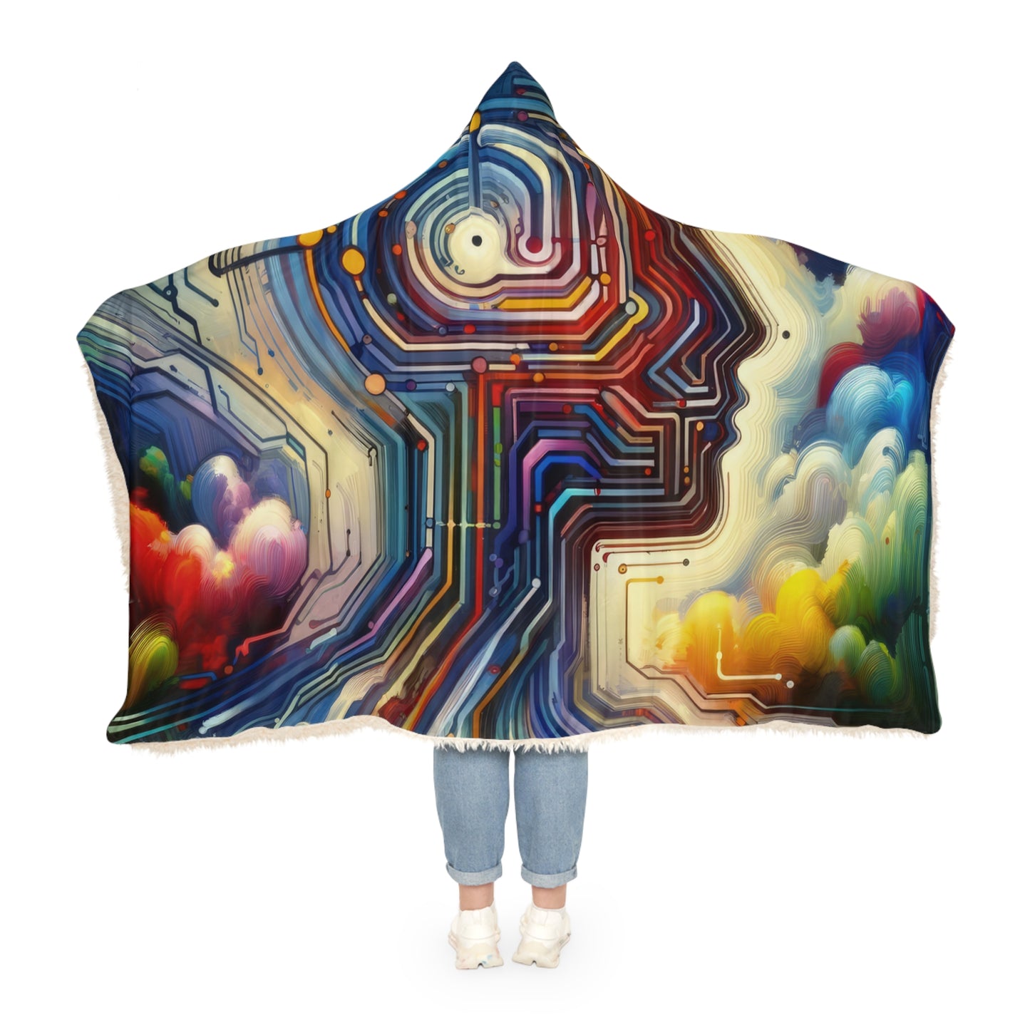 Supportive Digital Empathy Snuggle Blanket