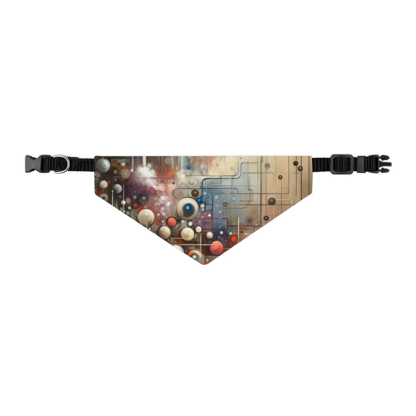 Abstract Mechanical Harmony Pet Bandana Collar