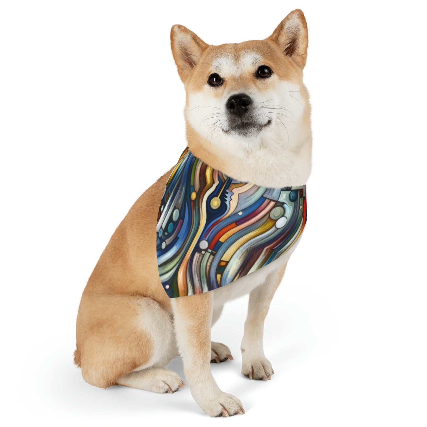 Embracing Faceted Unity Pet Bandana Collar