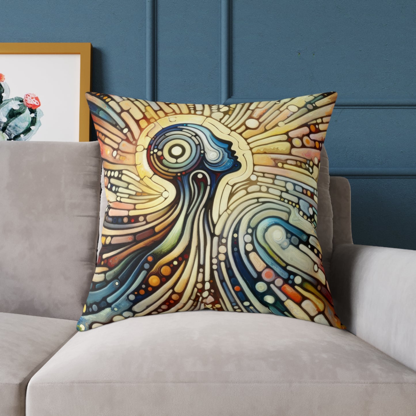 Inner Mosaic Kindness Spun Polyester Pillow