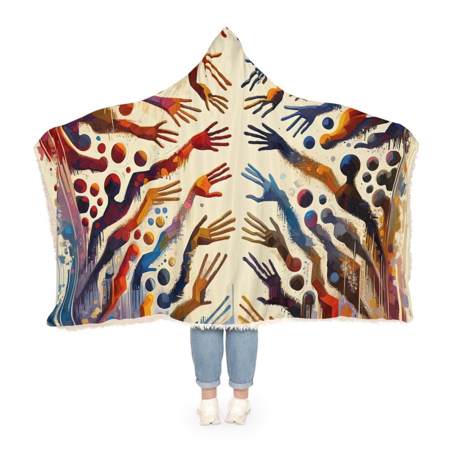 Architects Wisdom Tachism Snuggle Blanket