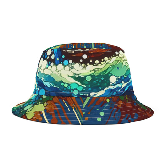 Oceanic Bottle Rescue Bucket Hat (AOP)