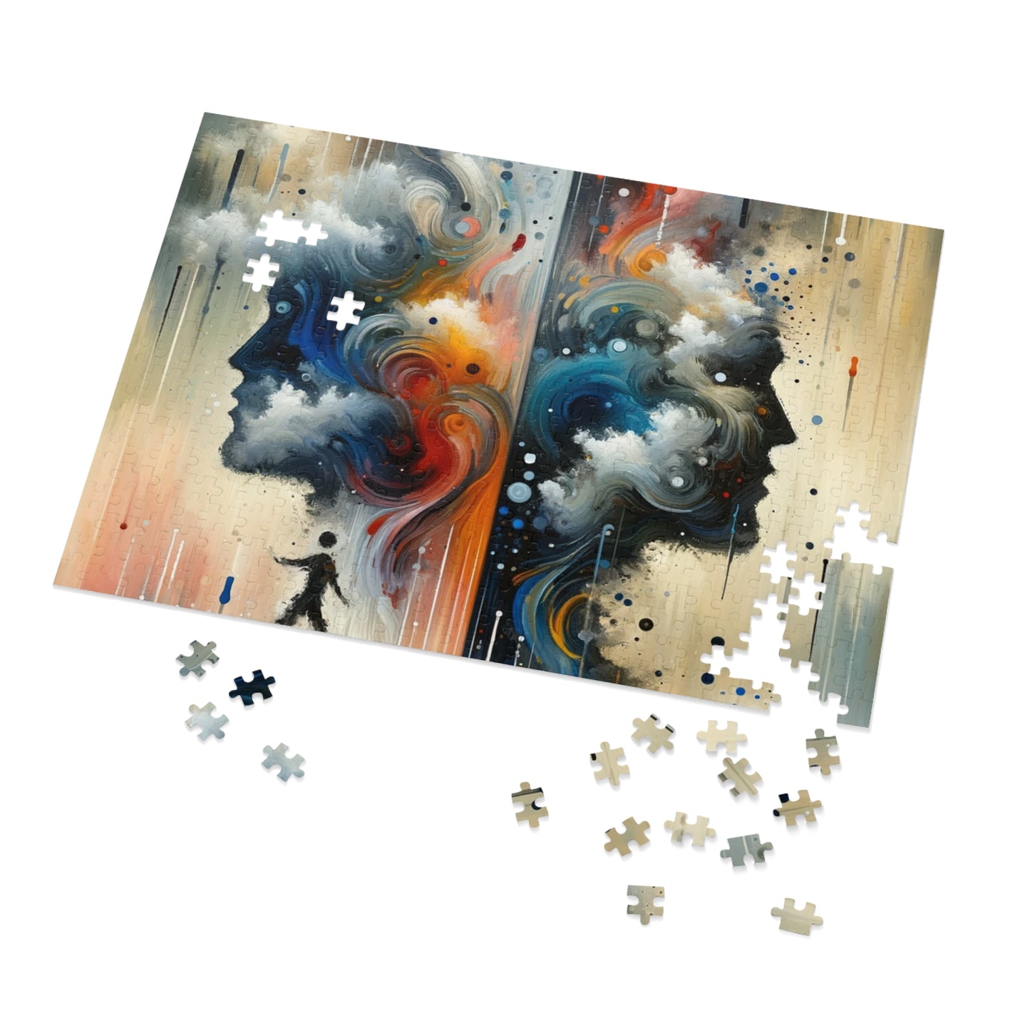 Connected Isolation Paradox Jigsaw Puzzle (30, 110, 252, 500,1000-Piece)