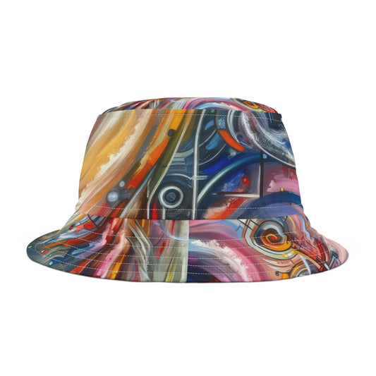 Interconnectivity Tachism Dynamics Bucket Hat (AOP)