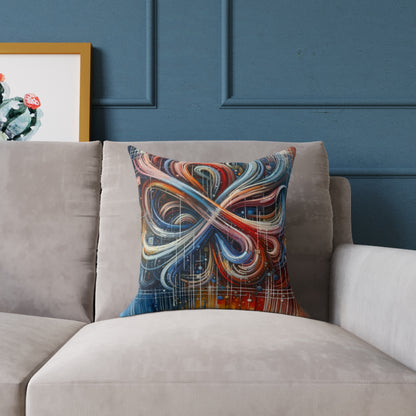 Humanity Tapestry Unification Spun Polyester Pillow