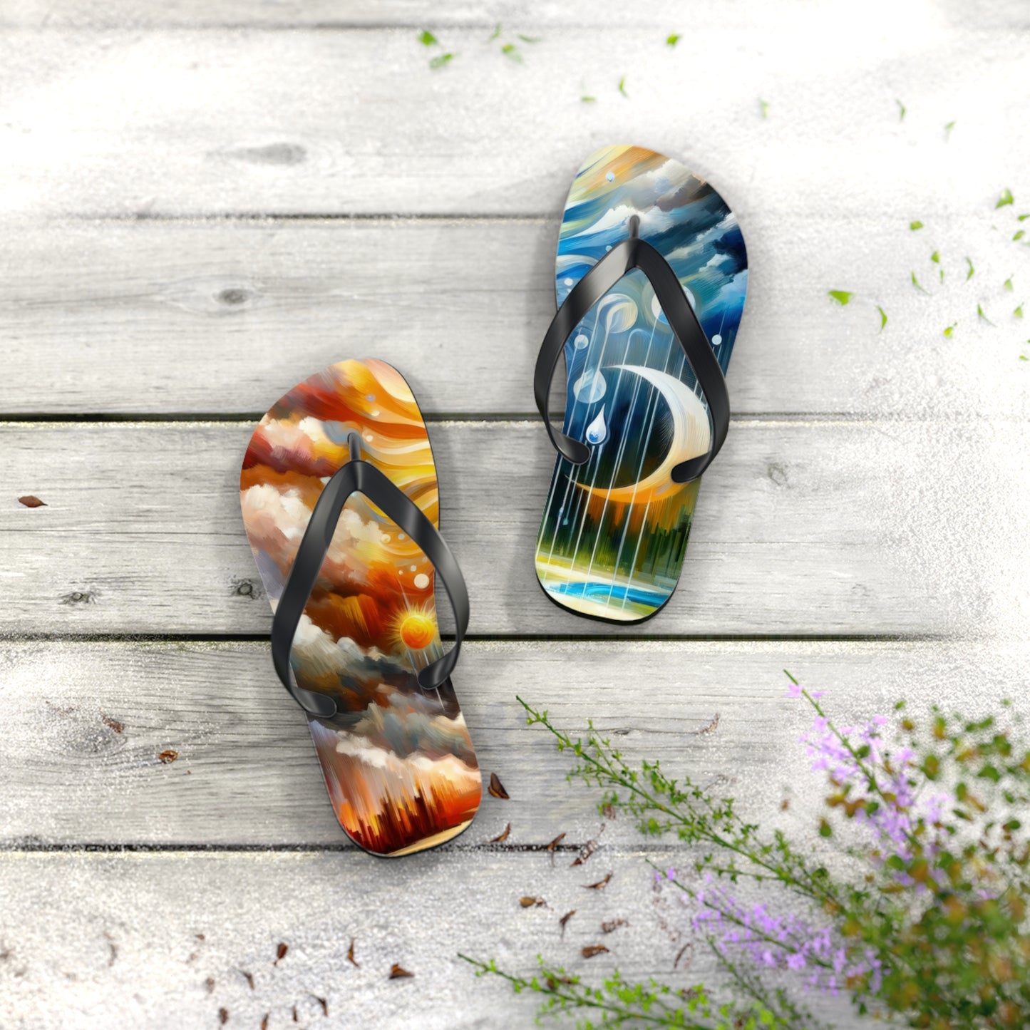 Sunshine Harvest Journey Flip Flops