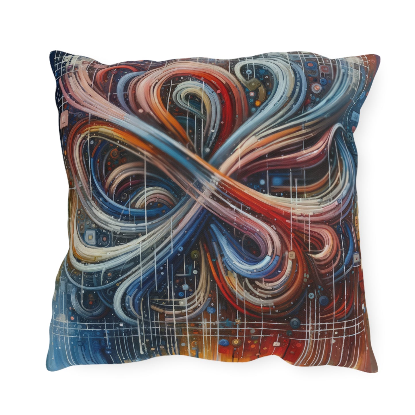 Humanity Tapestry Unification Outdoor Pillows