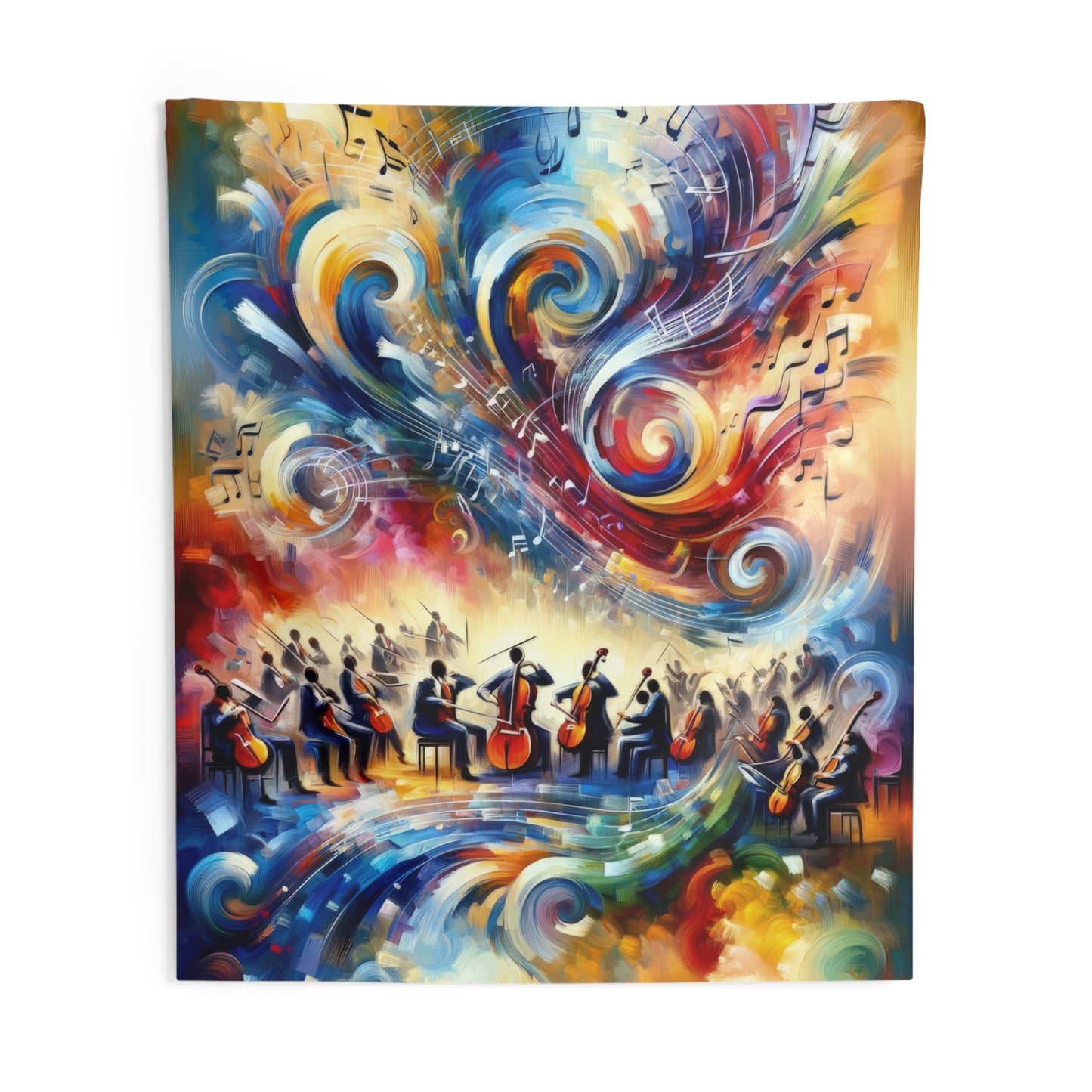 Vibrant Maestro Symphony Indoor Wall Tapestries