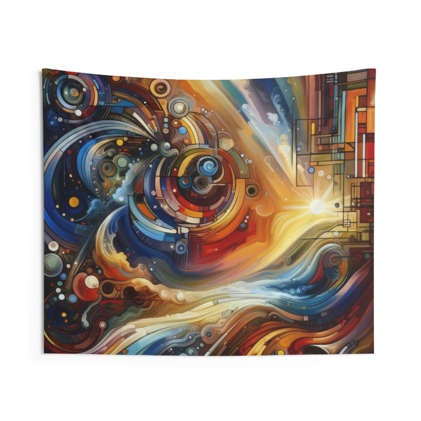 Ritualistic Growth Symphony Indoor Wall Tapestries