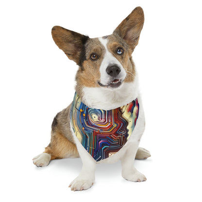 Supportive Digital Empathy Pet Bandana Collar