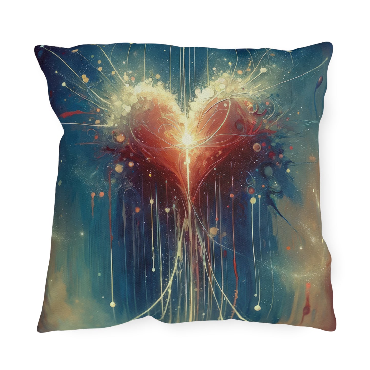 Transcendent Connection Beauty Outdoor Pillows