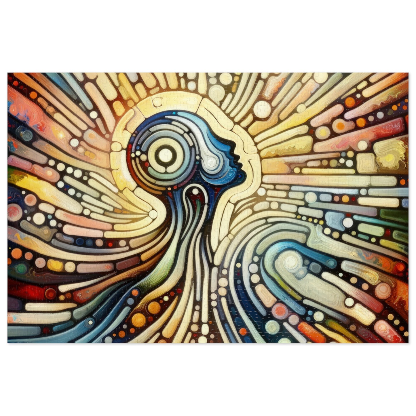 Inner Mosaic Kindness Jigsaw Puzzle (30, 110, 252, 500,1000-Piece)