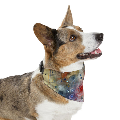 Awakenings Interconnectedness Tachism Pet Bandana Collar