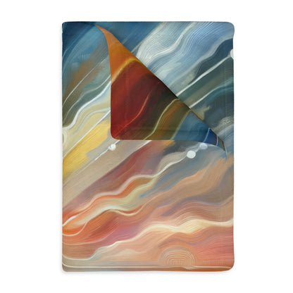 Rippling Community Dynamics Velveteen Microfiber Blanket (Two-sided print)