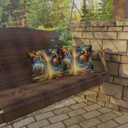 Sovereign Integral Transformation Outdoor Pillows