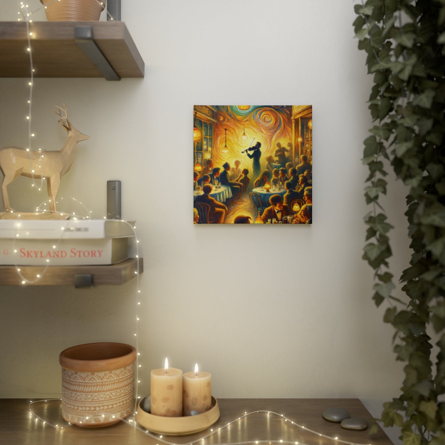 Bistro Emotive Entry Canvas Photo Tile