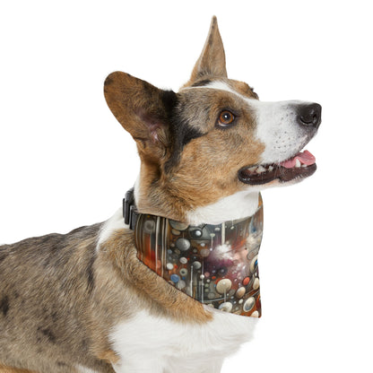Abstract Mechanical Harmony Pet Bandana Collar