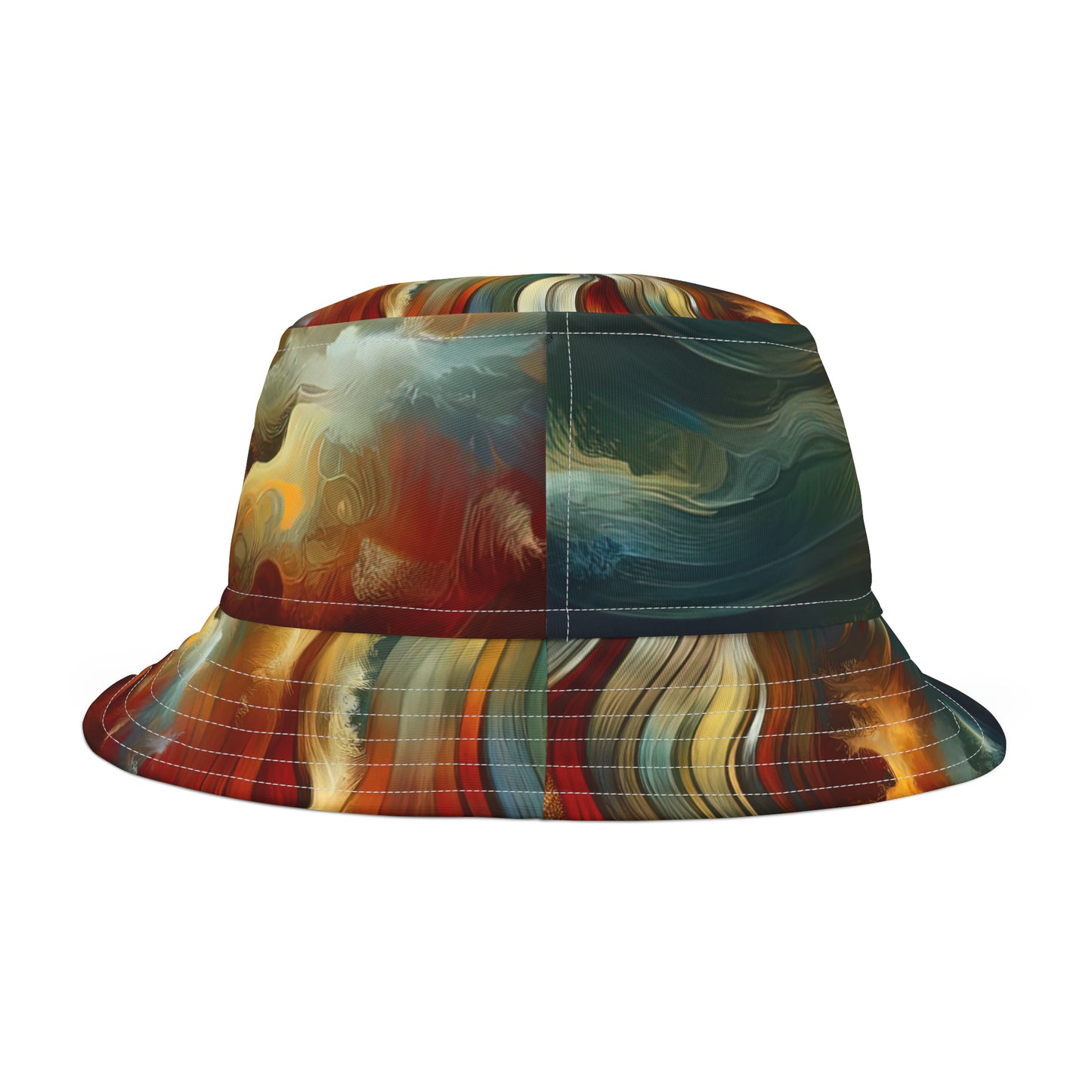 Symphonic Interconnectedness Shift Bucket Hat (AOP)