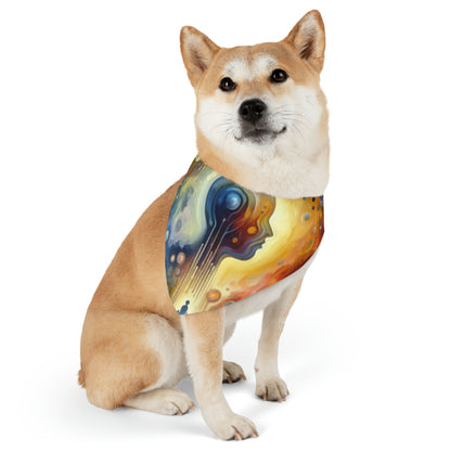 Reflective Oneness Healing Pet Bandana Collar
