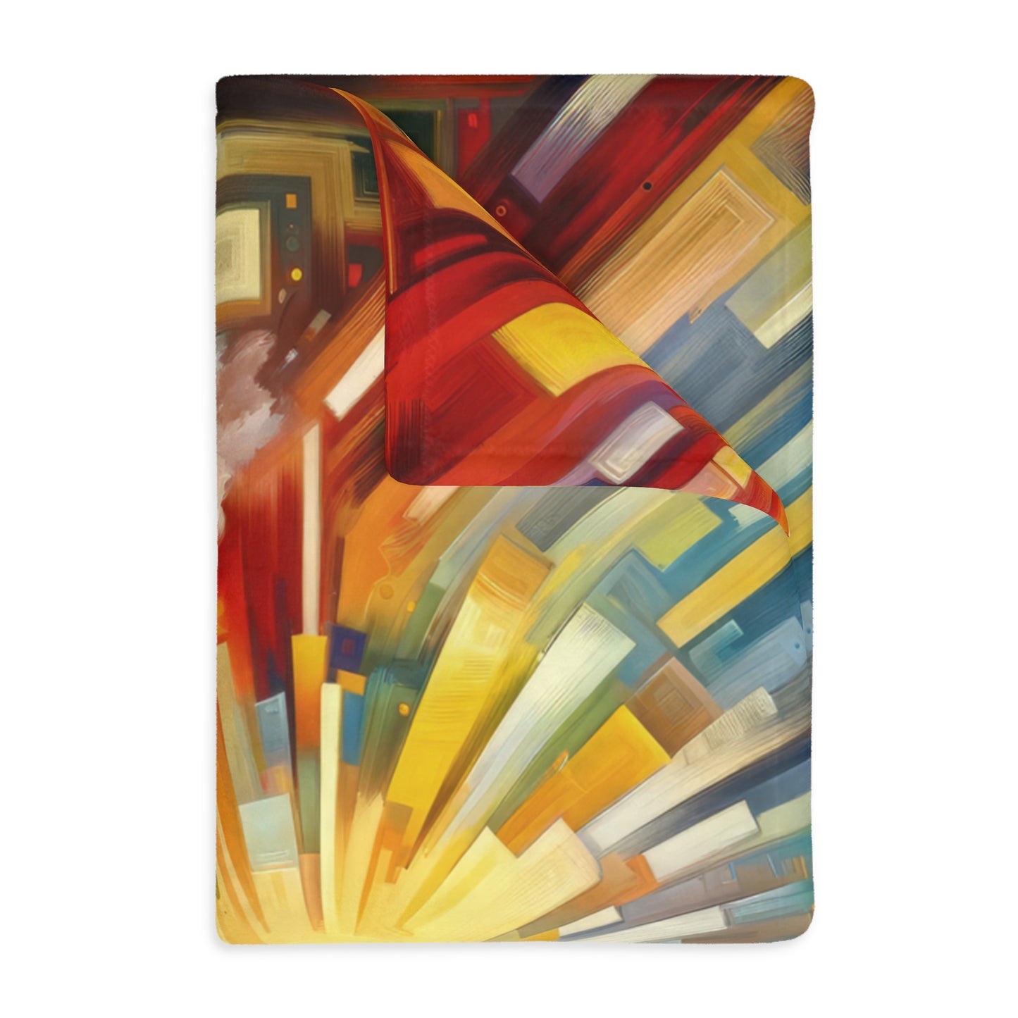 Abundant Resources Burst Velveteen Microfiber Blanket (Two-sided print)