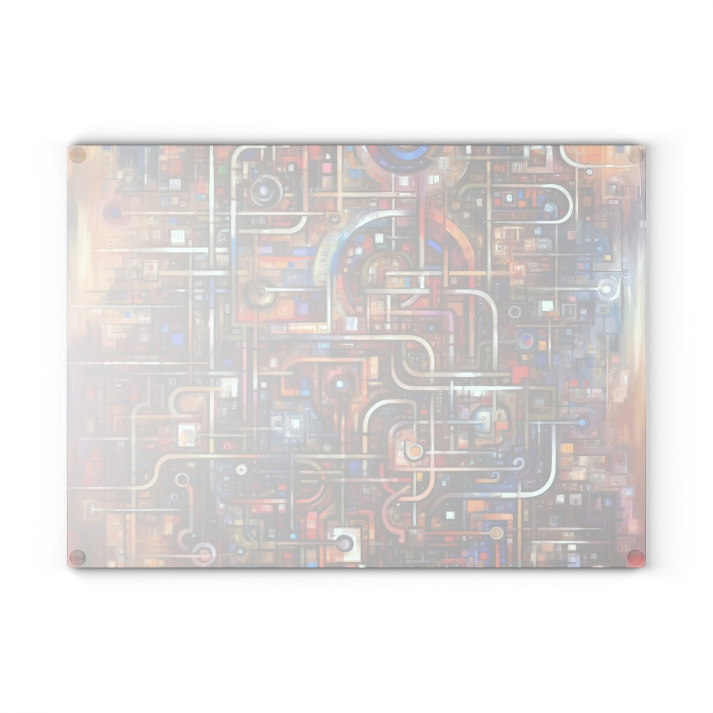 Grandest App Tapestry Glass Cutting Board