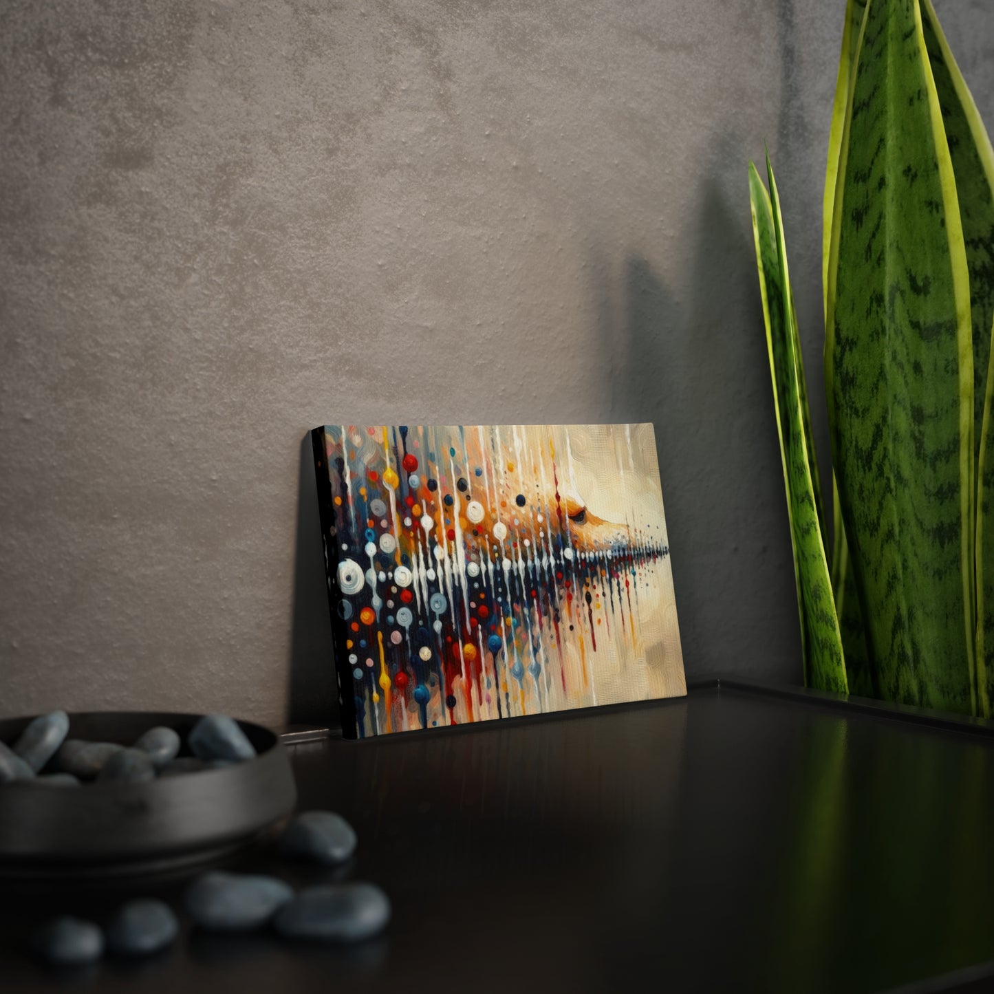 Distant Barking Echoes Canvas Photo Tile