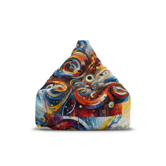 Harmonic Abstract Synergy Bean Bag Chair Cover