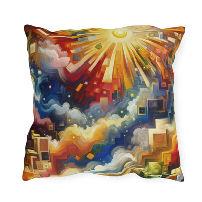 Abundant Resources Burst Outdoor Pillows
