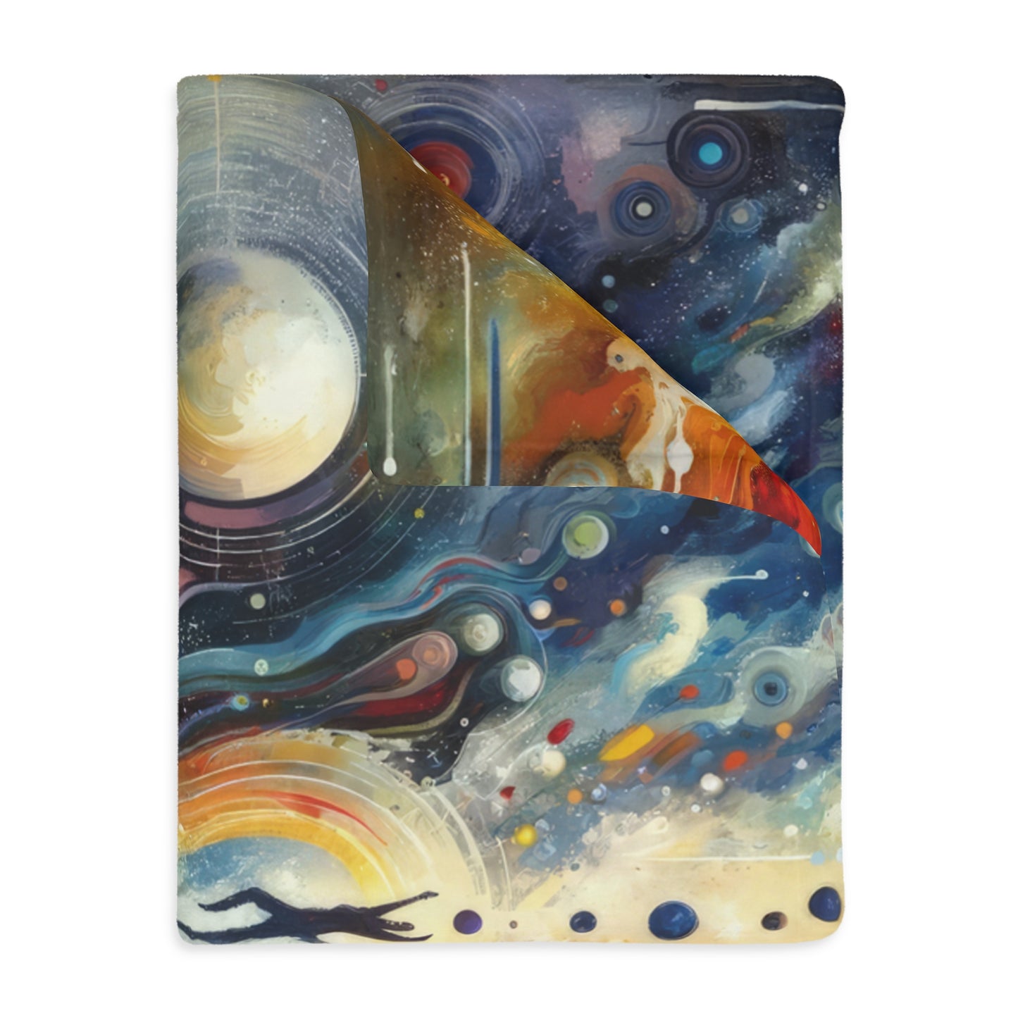 Cosmic Vision Tree Velveteen Microfiber Blanket (Two-sided print)