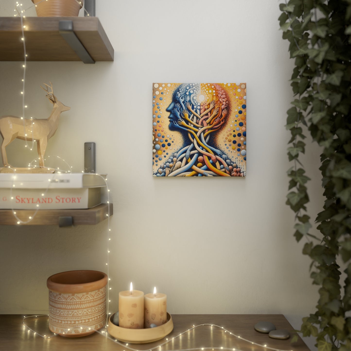 Unveiling Inner Essence Canvas Photo Tile