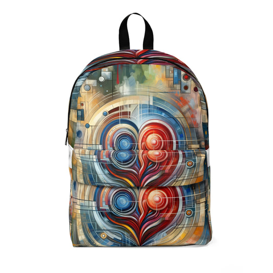 Techno Heart Harmony Unisex Classic Backpack