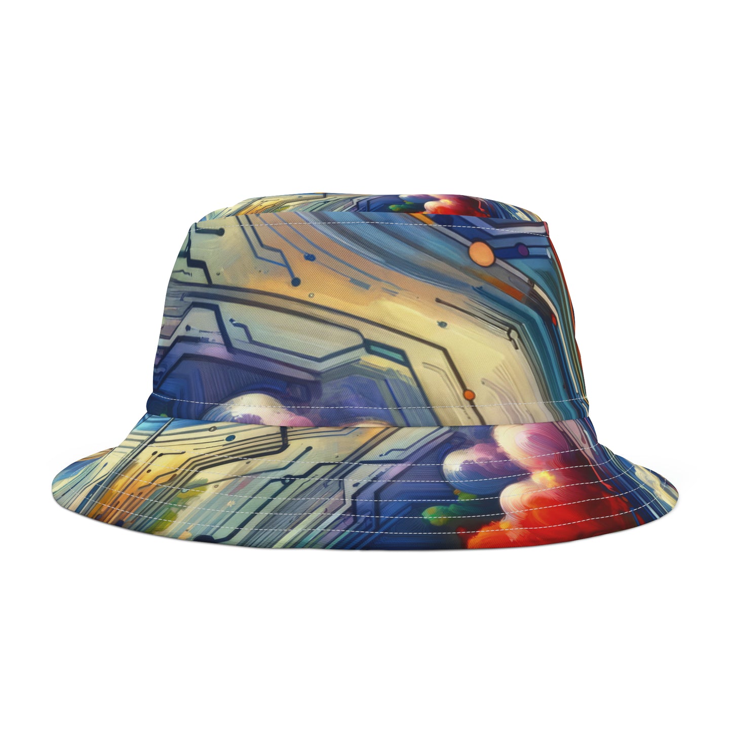 Supportive Digital Empathy Bucket Hat (AOP)