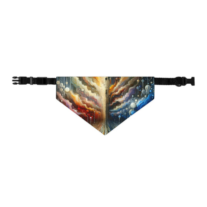 Linguistic Resonance Cascade Pet Bandana Collar