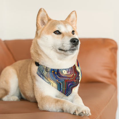 Supportive Digital Empathy Pet Bandana Collar