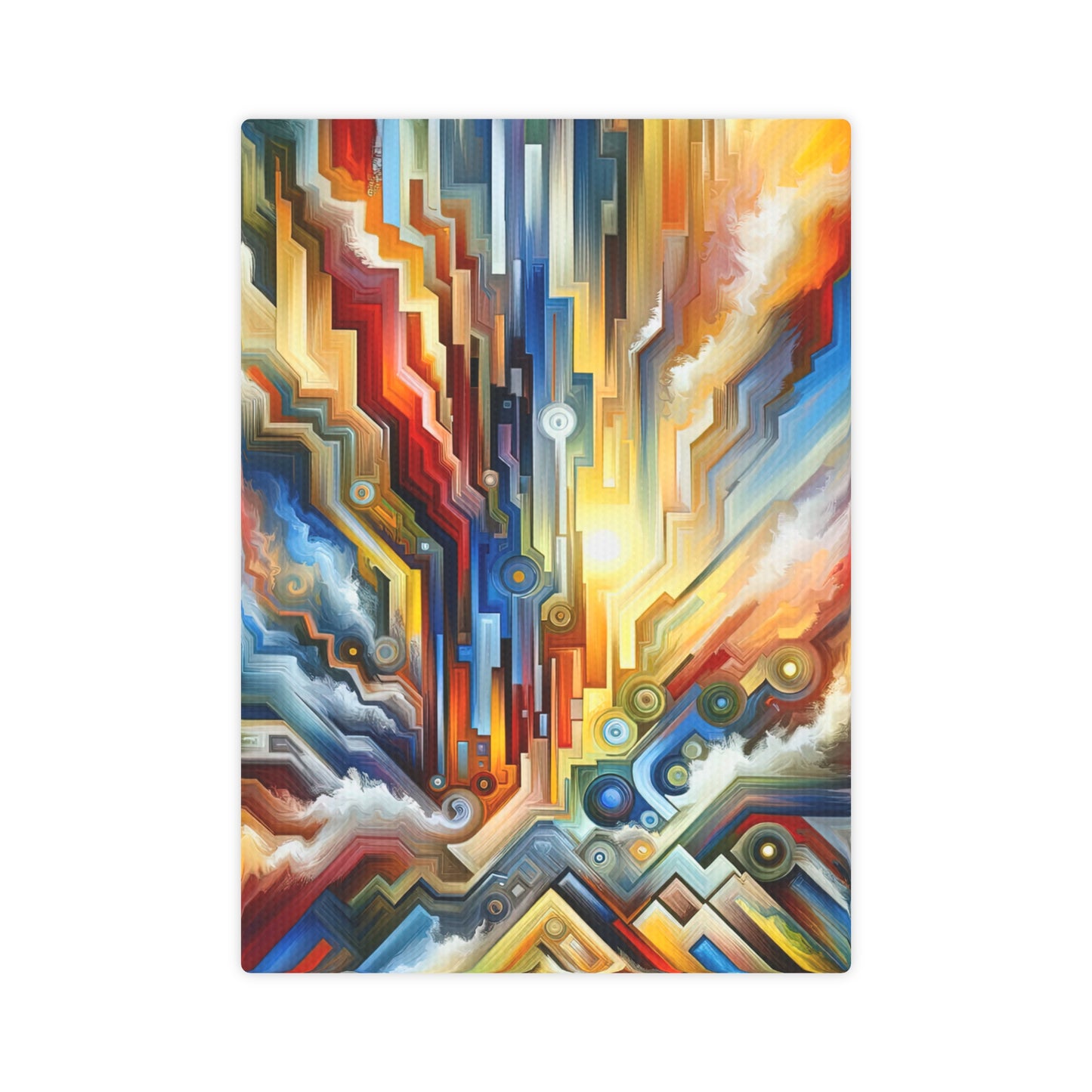 Unity Abstract Vibrancy Canvas Photo Tile