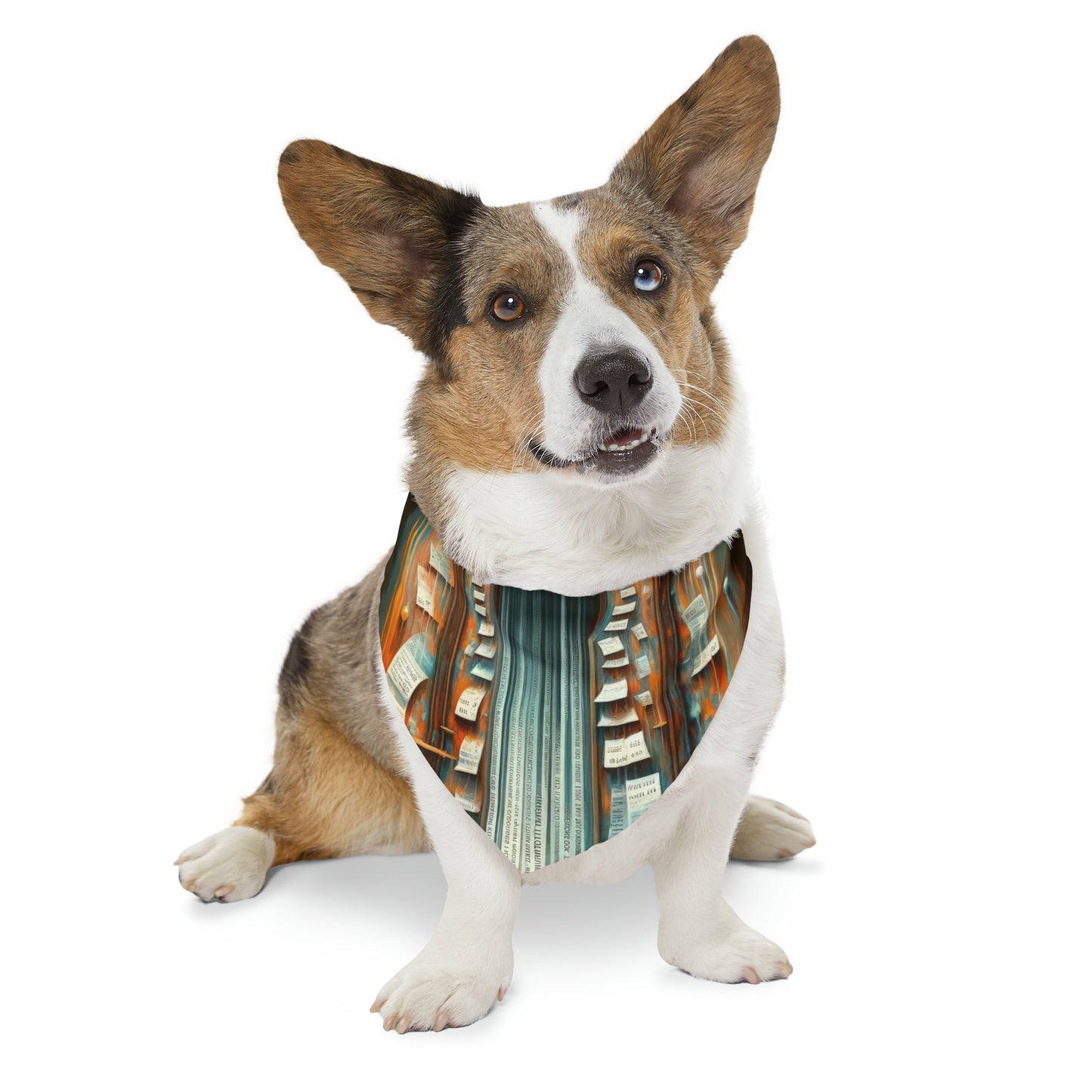 Illuminated Truths Mirror Pet Bandana Collar