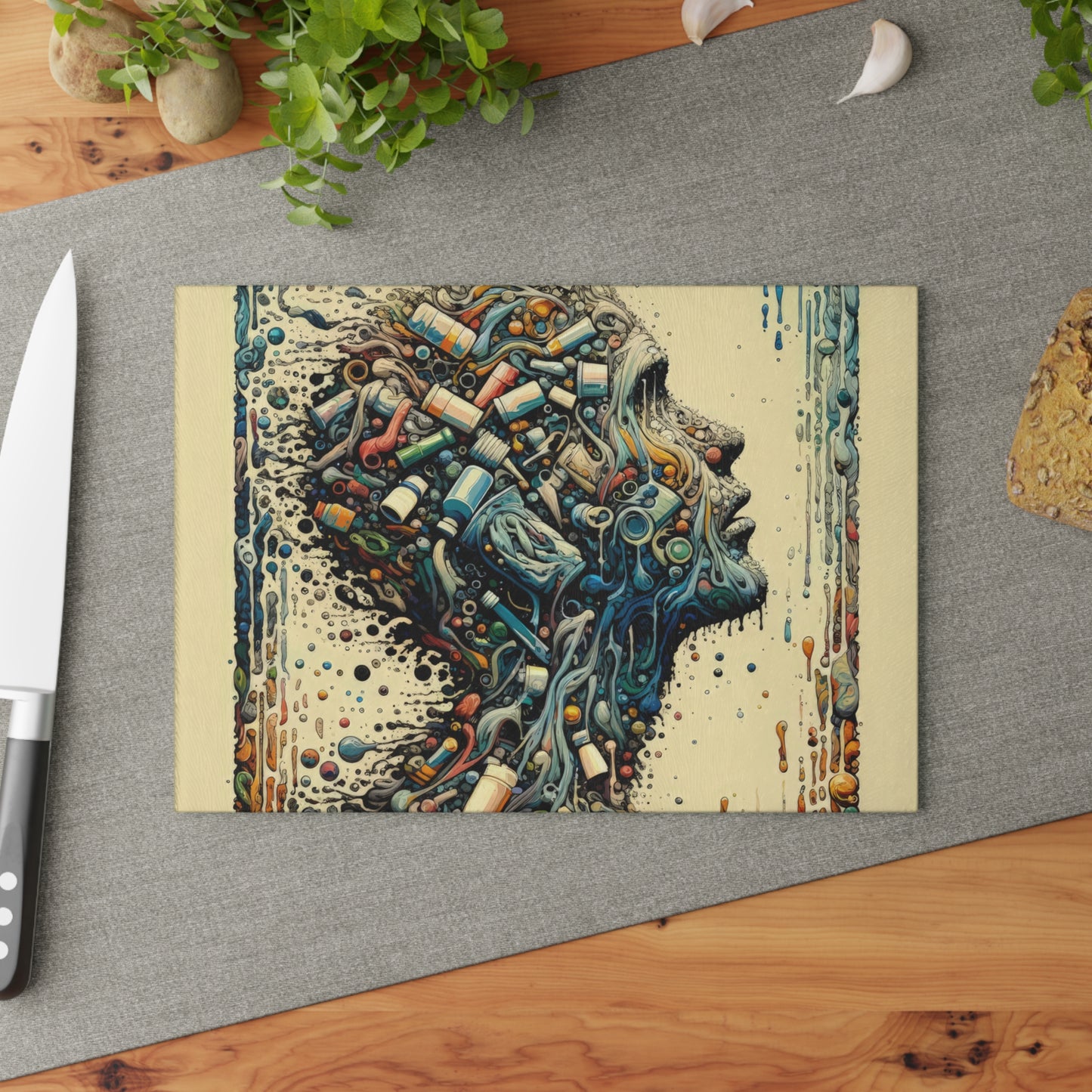 Rethinking Consumption Transformation Glass Cutting Board