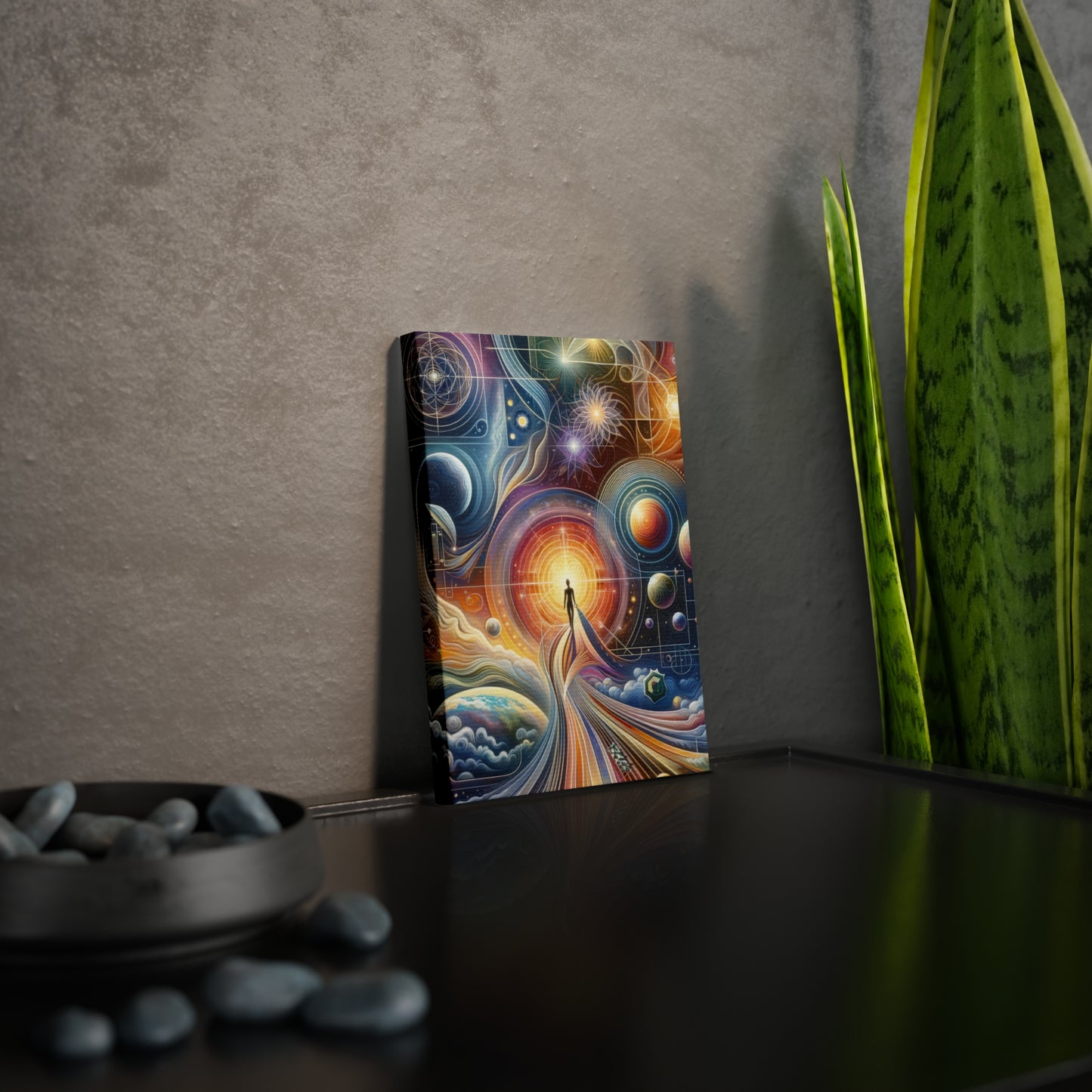 Unified Cosmic Alignment Canvas Photo Tile